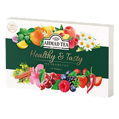 N090 Чайное ассорти "Коллекция травяных композиций Healthy&Tasty",пак.в инд.конв. 8 вкусов , 70,5г